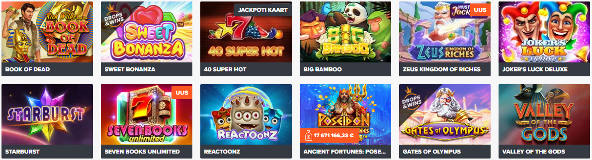 ninja casino eesti
