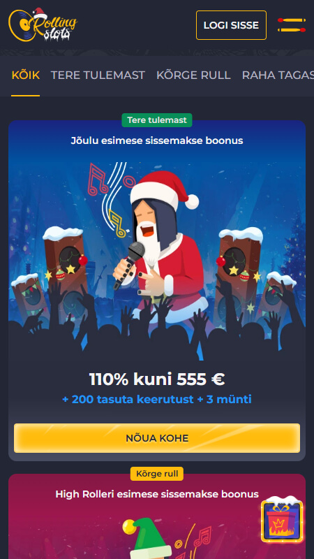 Rolling Slots casino bonuses