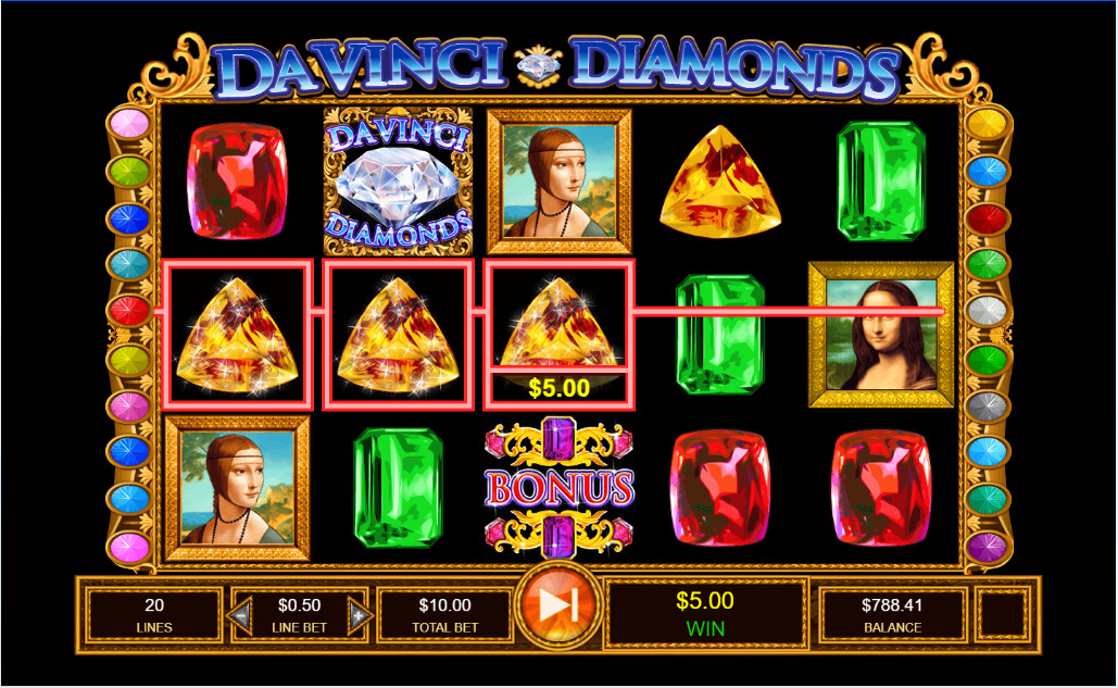 davinci diamonds slots