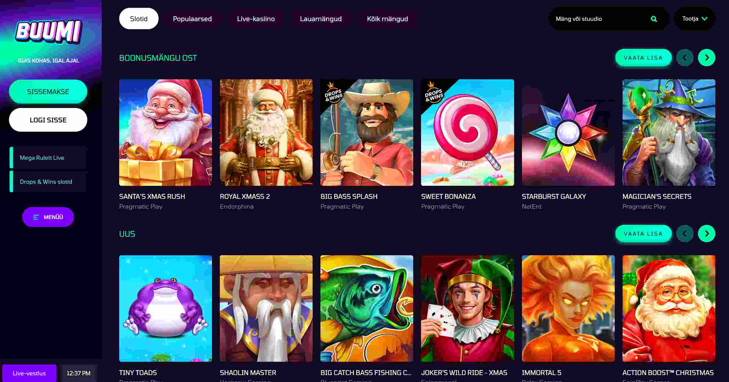 slots buumi eesti-kasiinod