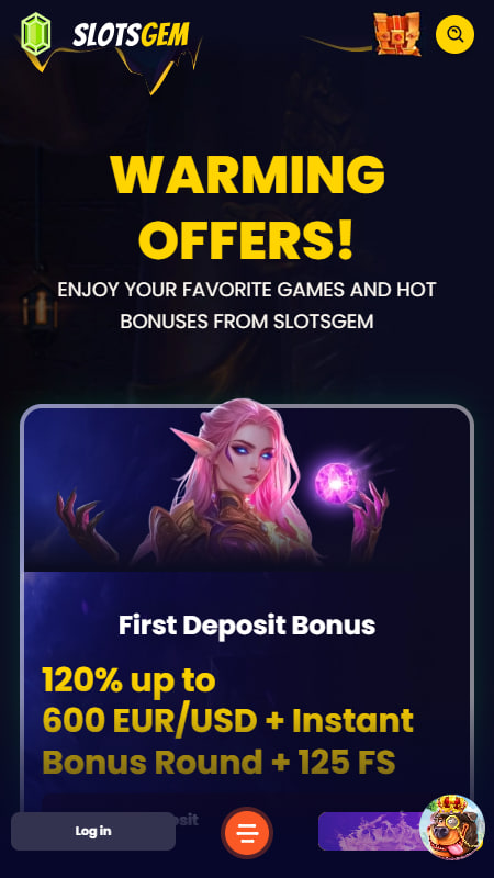 Boonused ja pakkumised SlotsGem kasiinos