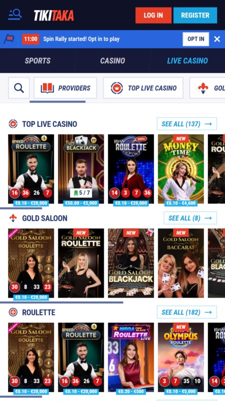 Tikitaka live casino