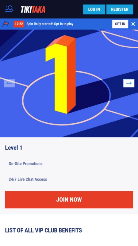 TikiTaka VIP program